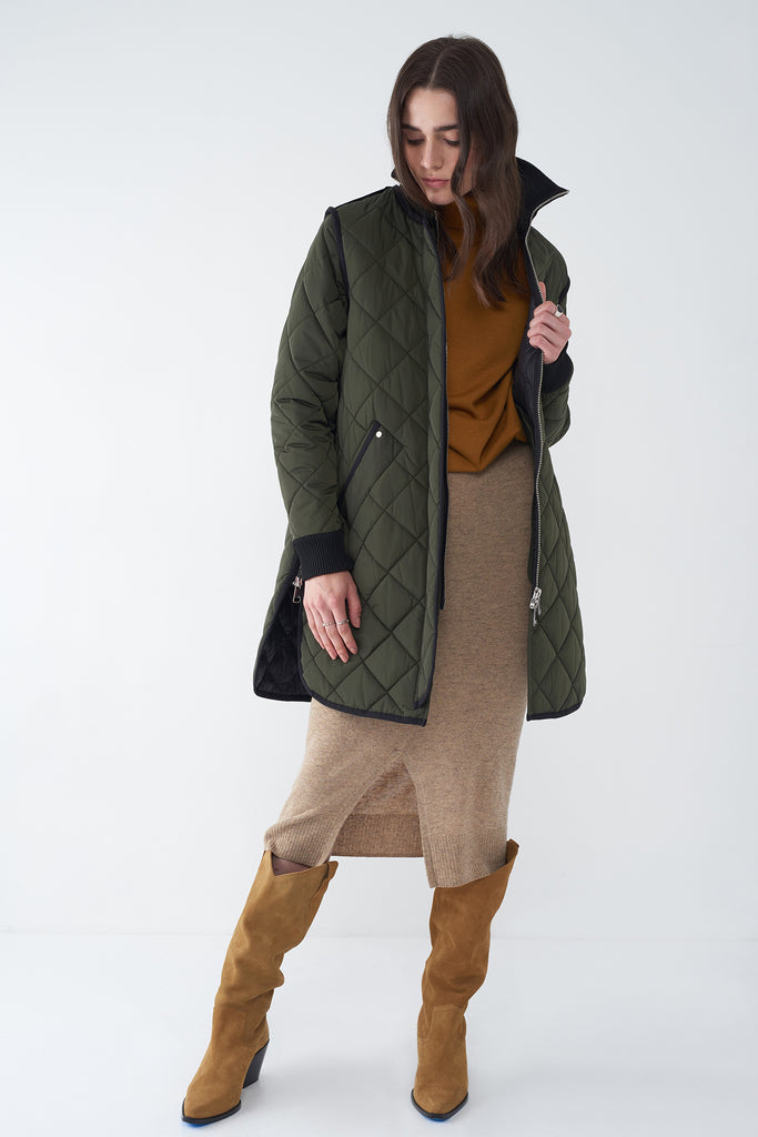 Sosken gemma quilted coat store