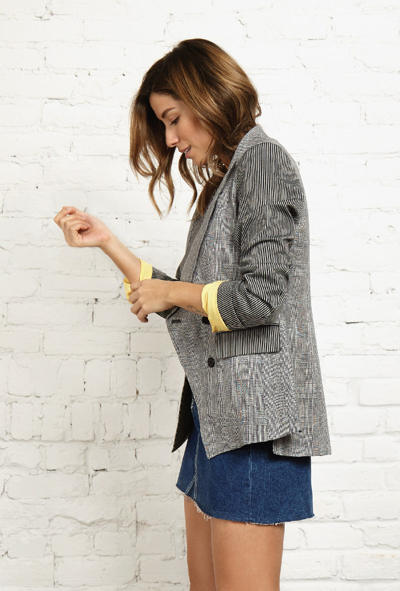 FABY - NVLT Double Breasted Cotton-Blend Blazer - Søsken Studios